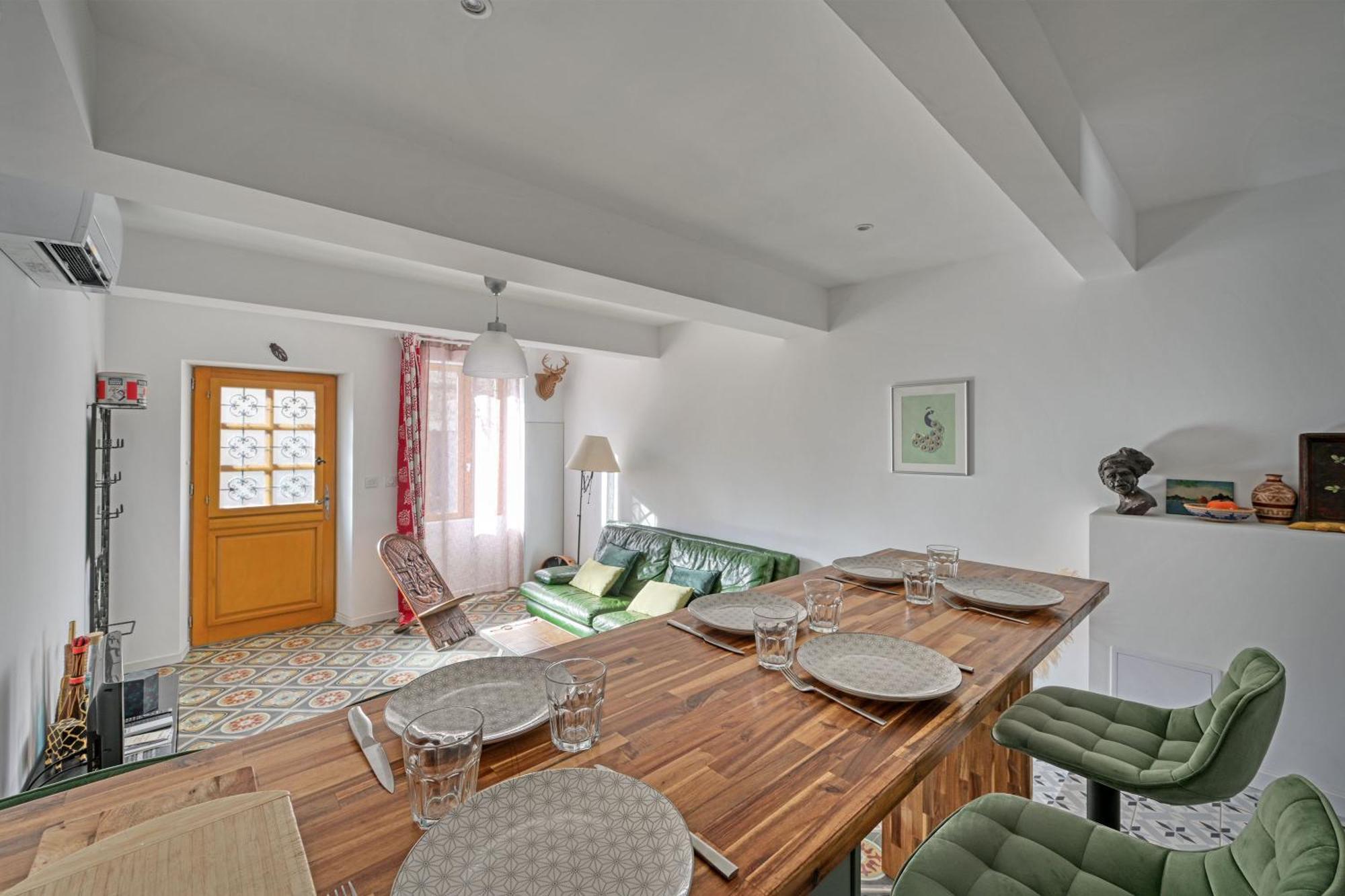 La Cigale - Vieux Village - Charmante Maisonnette Climatisee Avec Jardin Villeneuve-lès-Avignon Eksteriør billede